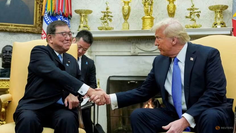 Japan’s Ishiba heads to G7 to press Trump to drop auto tariffs